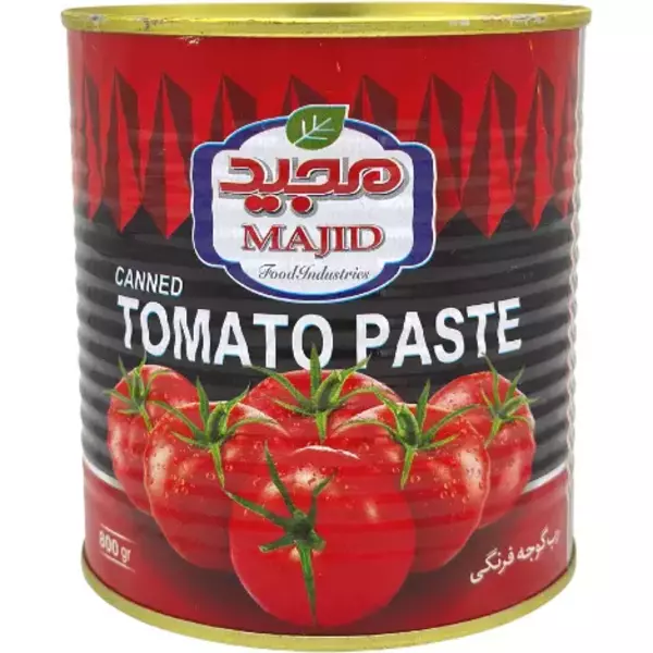 12 × صفيحة (800 غرام) من معجون الطماطم “مجيد”