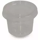 20 × 250 كوب بلاستيكية (0.75 اونصة سوائل) من كوب شفاف سفليه مع غطاء “ناتميد”