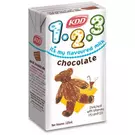 30 × تيتراباك (125 مللتر) من حليب شوكولاتة قليل الدسم  “كي دي دي”