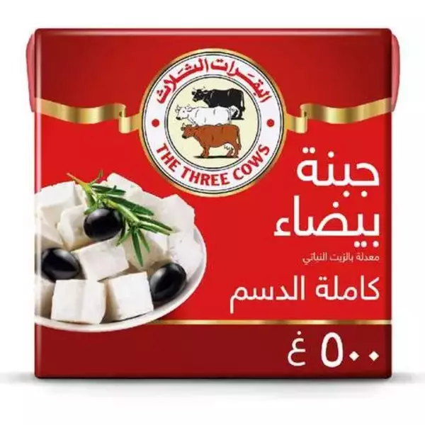 24 × Tetrapack (500 gm) of Full Cream Feta Cheese “The Three Cows”