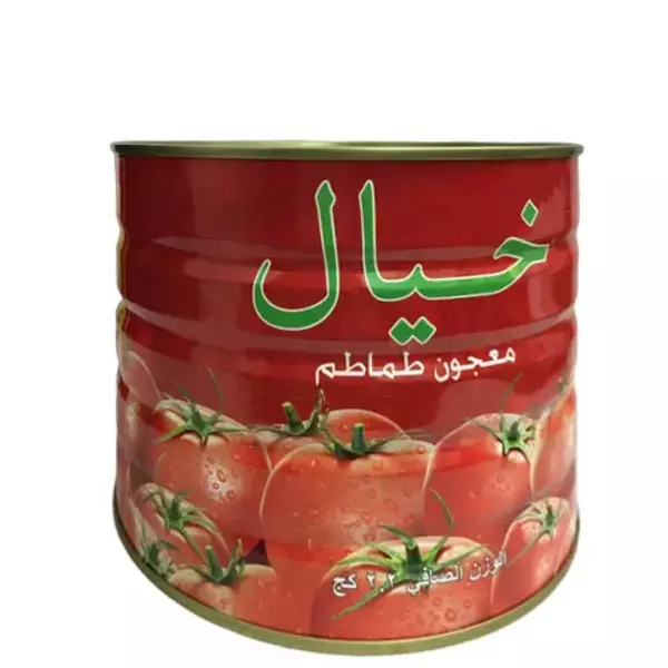 6 × علبة معدنية (2.2 غرام) من معجون طماطم “خيال”