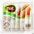 24 × غلاف بلاستيكي (340 غرام) من نقانق دجاج مجمدة “نات”