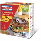 10 × Carton (24 Piece) of Frozen Barbeque Beef Burger “Americana”