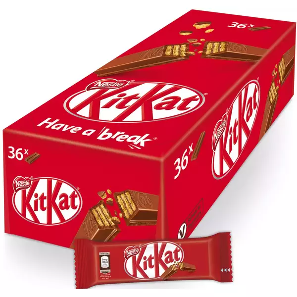 شوكولاتة كيت كات 2 أصابع | الكويت | -- Kit Kat Chocolate Bars 2 Finger Bars | Nestle Kuwait | Jumla