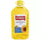 4 × Plastic Bottle (5 liter) of Pure Sunflower Oil “Coroli”