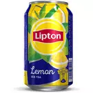 24 × علبة معدنية (320 مللتر) من شاي مثلج بنكهة الليمون “ليبتون”