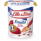 24 × Plastic Cup (125 gm) of Strawberry Yoghurt “Elle & Vire”