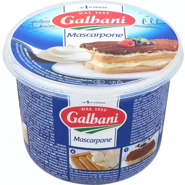 6 × Piece (500 gm) of Mascarpone Cheese “Galbani”