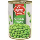 24 × علبة معدنية (400 غرام) من بازلاء خضراء معلبه “لونا”