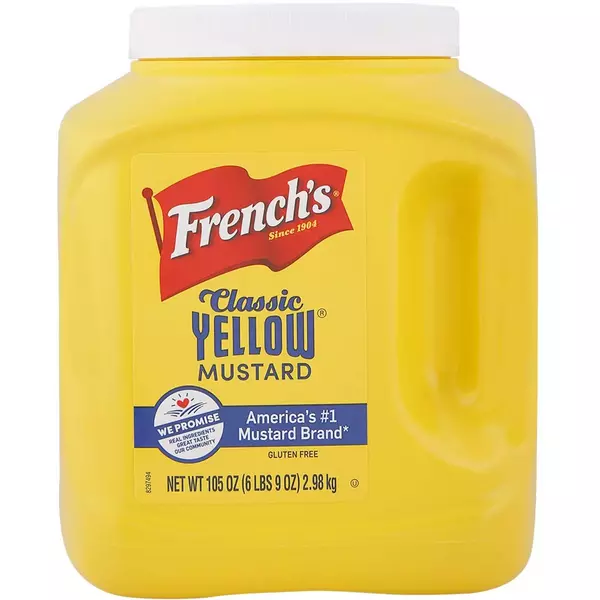 جرة بلاستيكية (1 جالون) من خردل اصفر كلاسيك “فرنشز ”