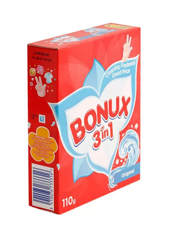 Bonux 3 in 1 Original Automatic Detergent Powder, 2.5Kg