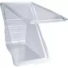 5 × 100 صندوق بلاستيك (5.5 اونصة سوائل) من وعاء للساندوتش شفاف مثلث مزدوج “ثيرموبلاست”